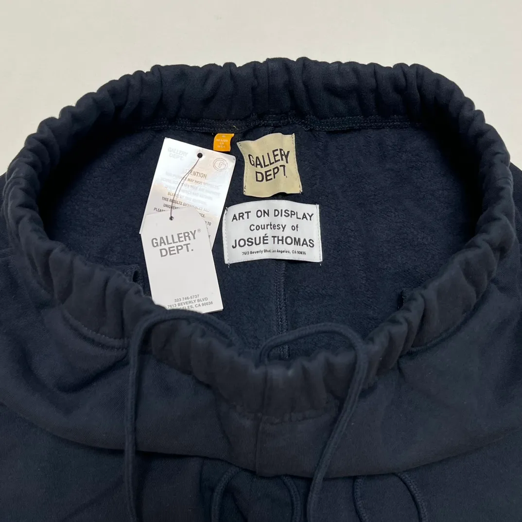 Gallery Dept. English Logo Sweat Pant English Basic Logo Sweat Pant Vintage Washed Trousers Washed Black S-XL ⚠️Note: The genuine product is not black and the color is navy blue. Don’t buy the wrong one!